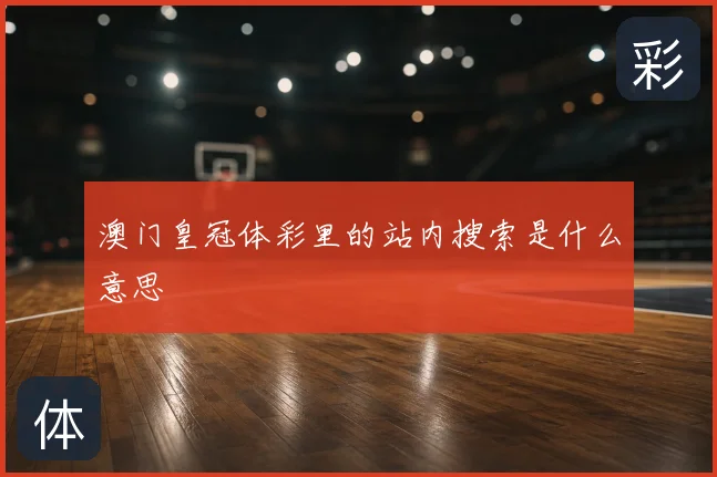 澳门皇冠体彩里的站内搜索是什么意思